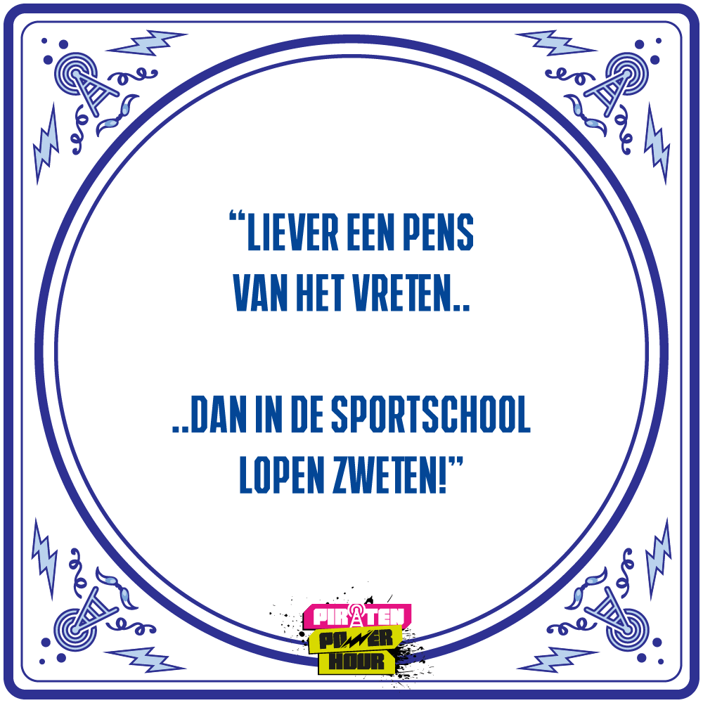 Tegeltje “Sportschool”