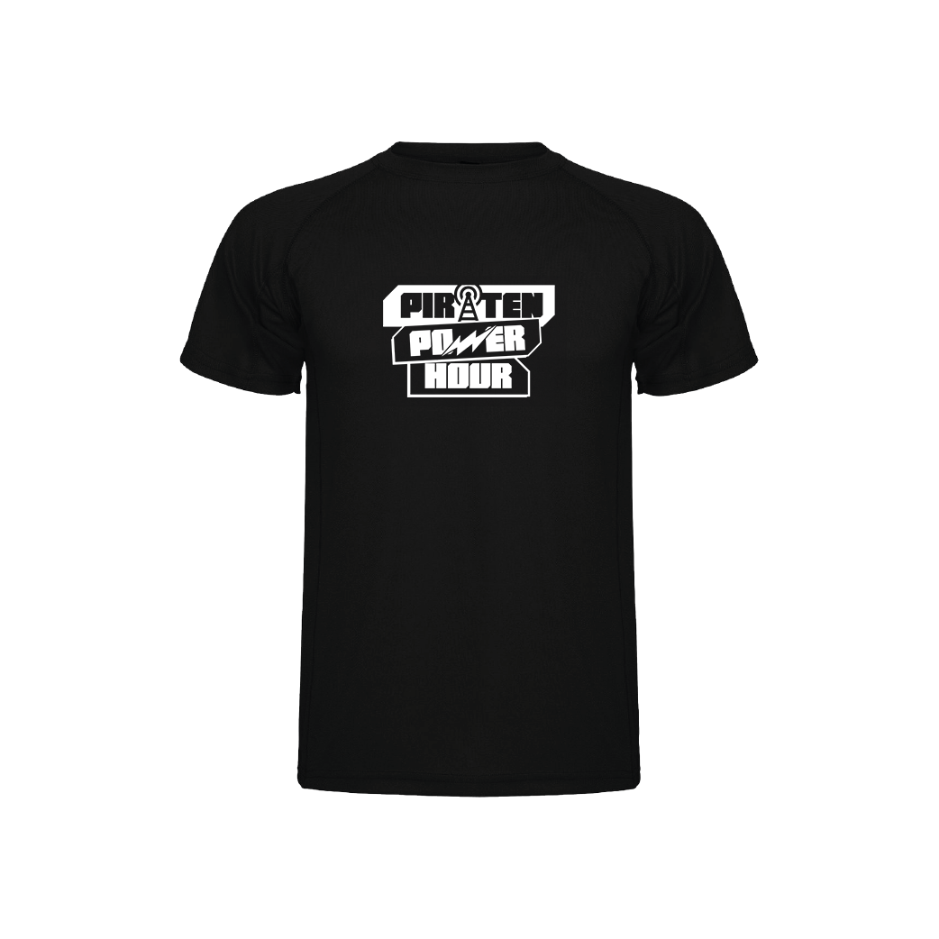 NIEUW! SHIRT PIRATEN POWER HOUR LOGO klein