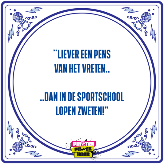 Tegeltje “Sportschool”