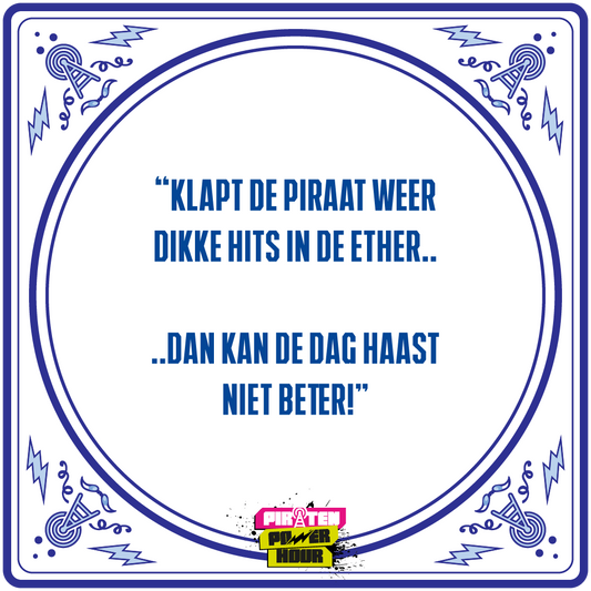 Tegeltje “Dikke hits”
