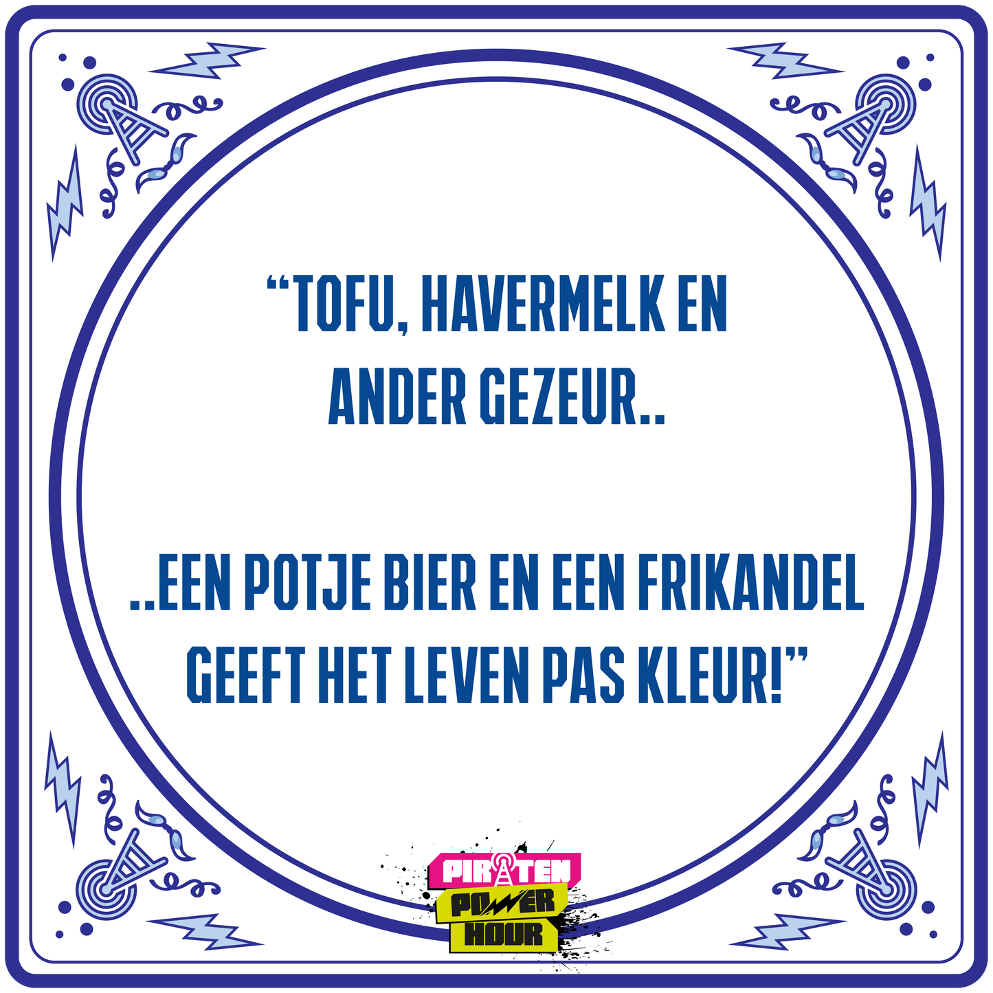 Tegeltje “Tofu en ander gezeur”