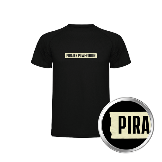 Shirt PIRATEN POWER HOUR TAPE (NIEUW!!)